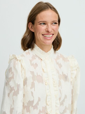 b.young - Blusa 'Flor' em bege