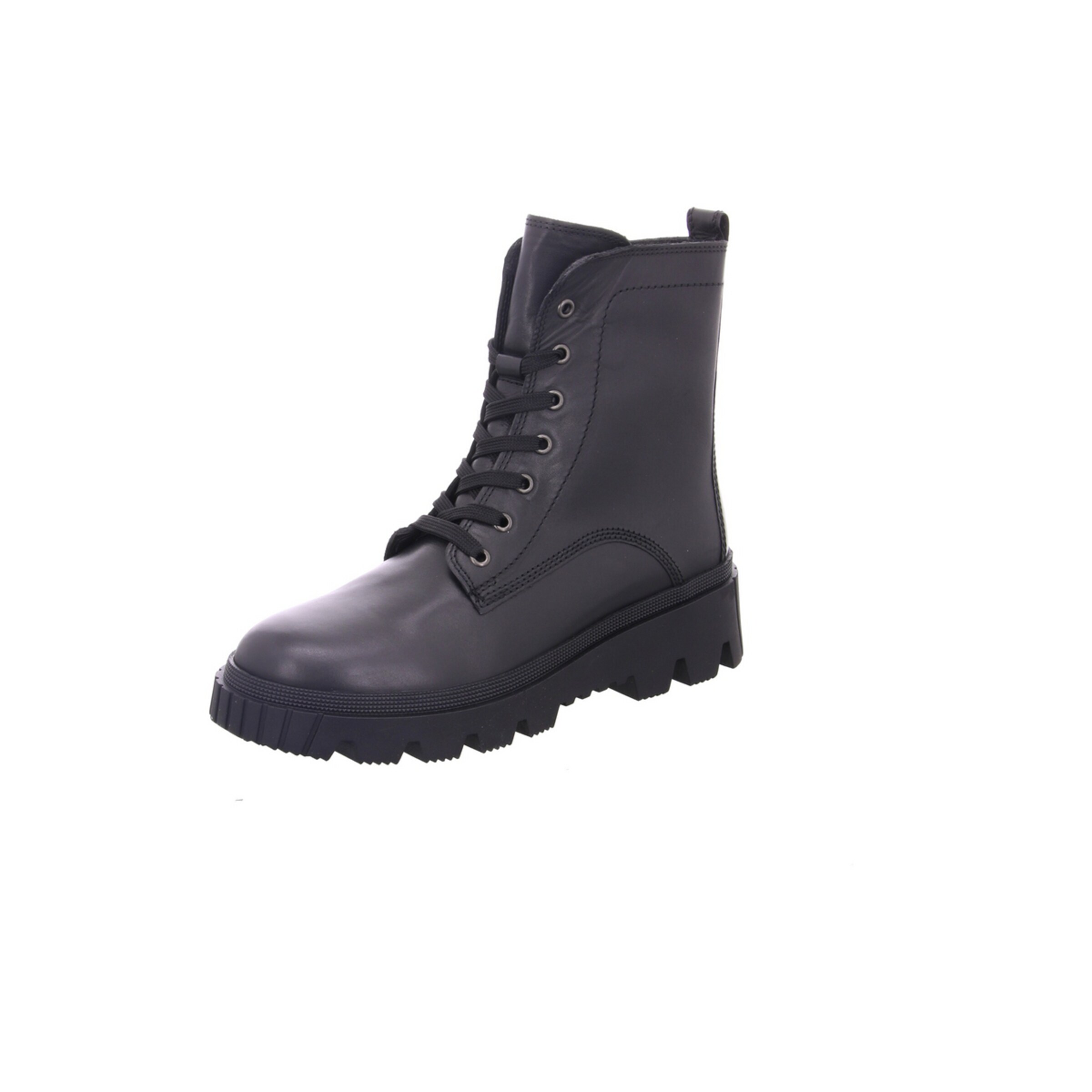 GABOR Schnürstiefelette in Schwarz: Vorderseite