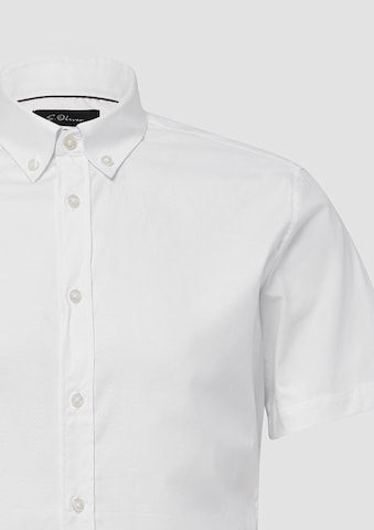 s.Oliver BLACK LABEL Regular fit Overhemd in Wit