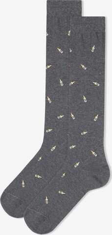 INTIMISSIMI Socks in Grey: front