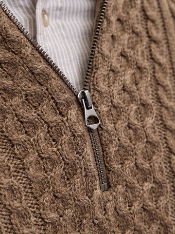 JACK & JONES Pullover in Braun