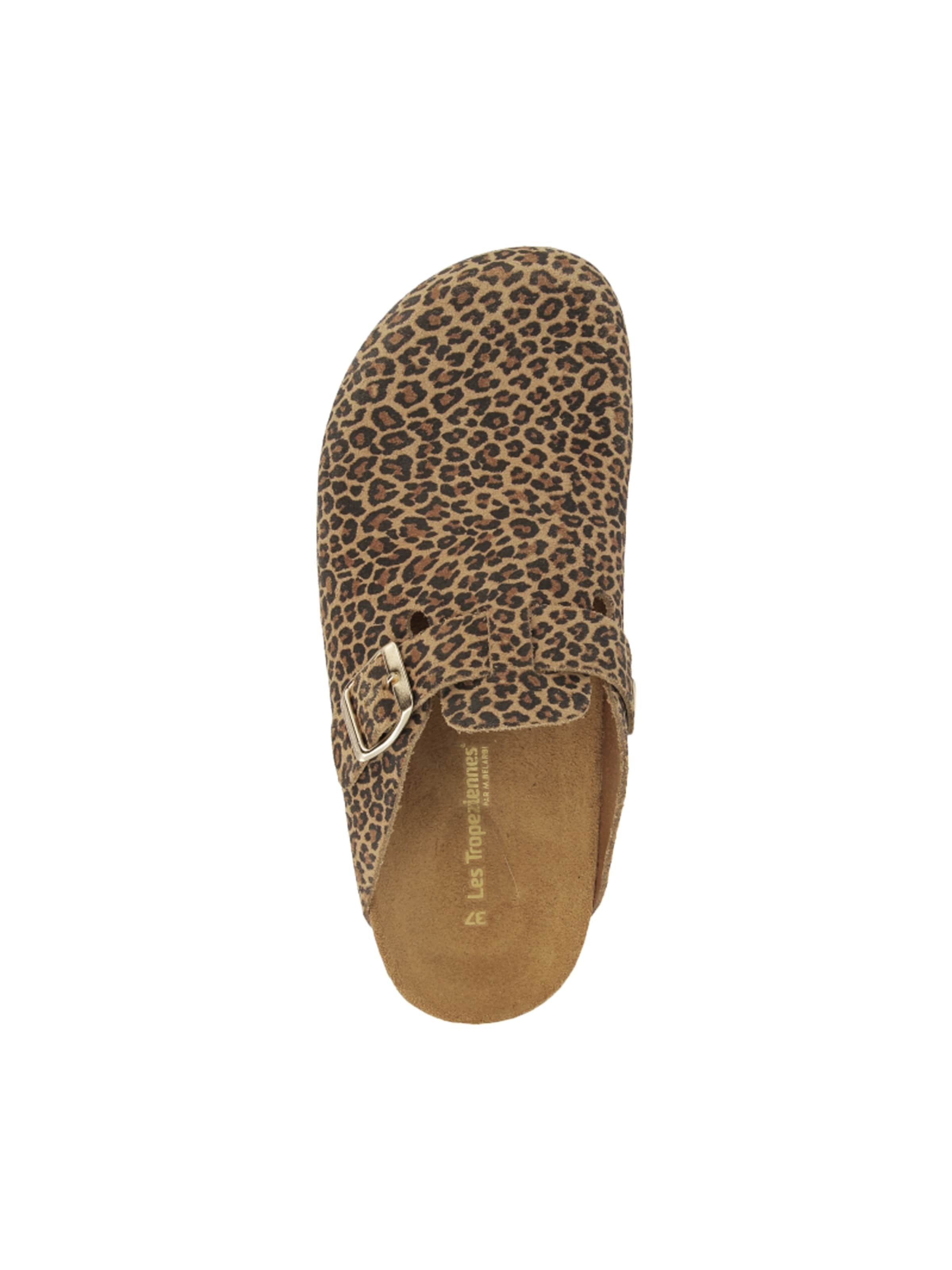 Les Tropéziennes Mule 'Leder-Pantoletten „Les Zabot“' in Brown