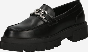 PS Poelman Classic Flats in Black: front