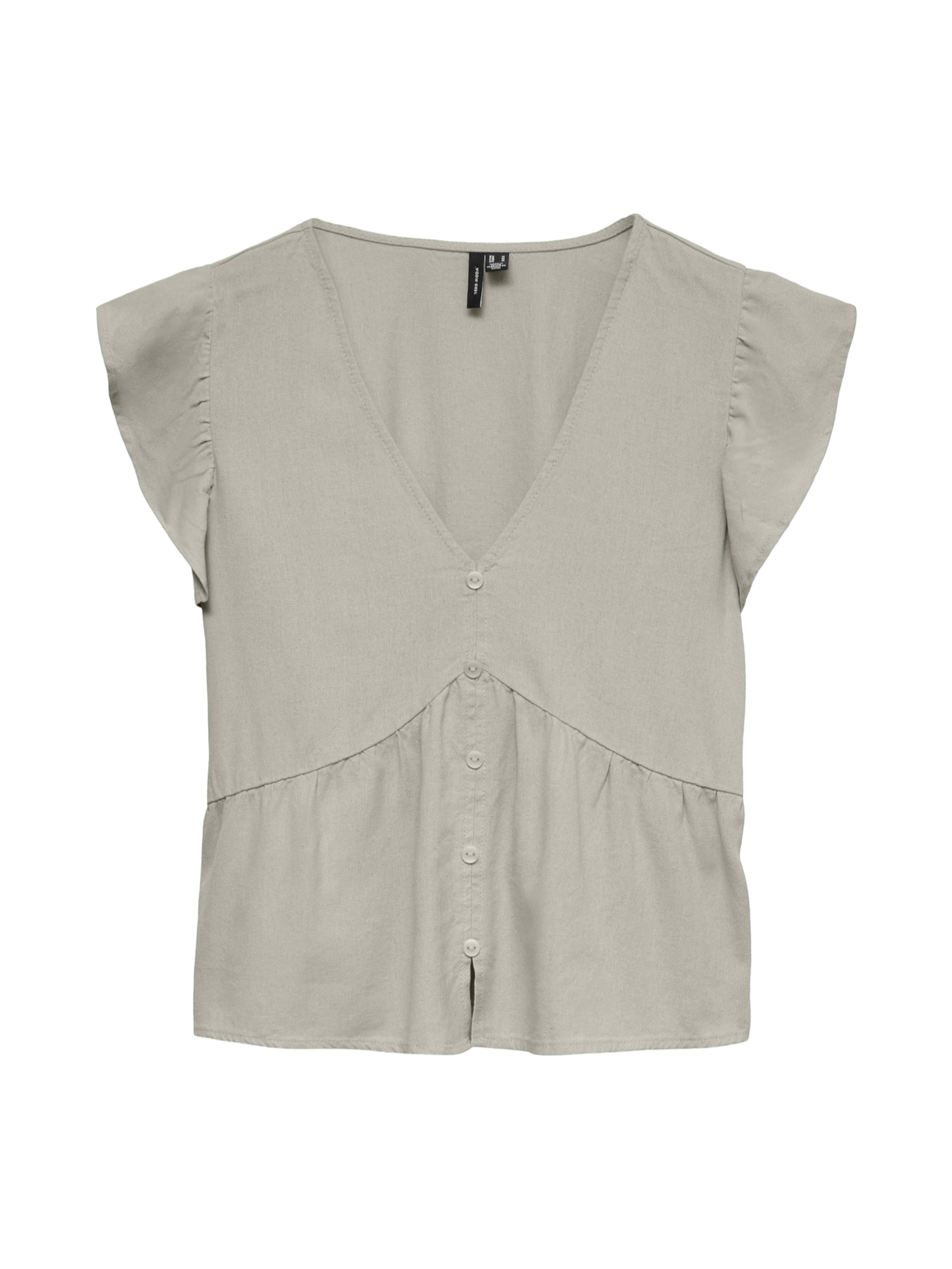 VERO MODA Blouse 'VMMYMILO' in Grijs: voorkant