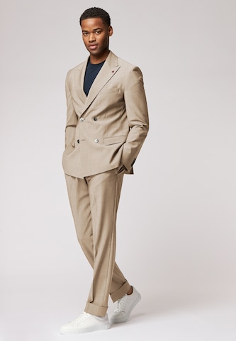 ROY ROBSON Slimfit Anzug in Beige: predná strana