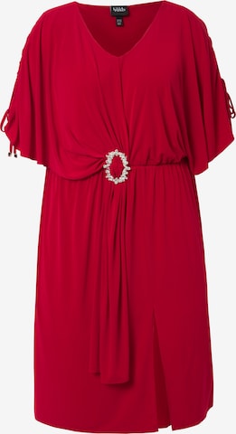 Robe Ulla Popken en rouge : devant