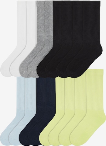 Von Jungfeld Socks 'einfarbiges Bundle' in Mixed colors: front
