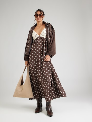 Robe d’été Abercrombie & Fitch en marron