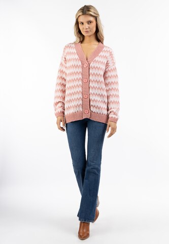 usha FESTIVAL Knit Cardigan in Pink