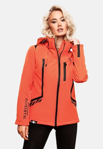 MARIKOO Outdoorjacke in Orange: predná strana