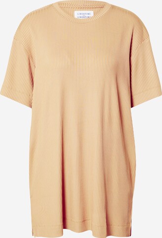 T-shirt oversize 'Stroke' Libertine-Libertine en beige : devant