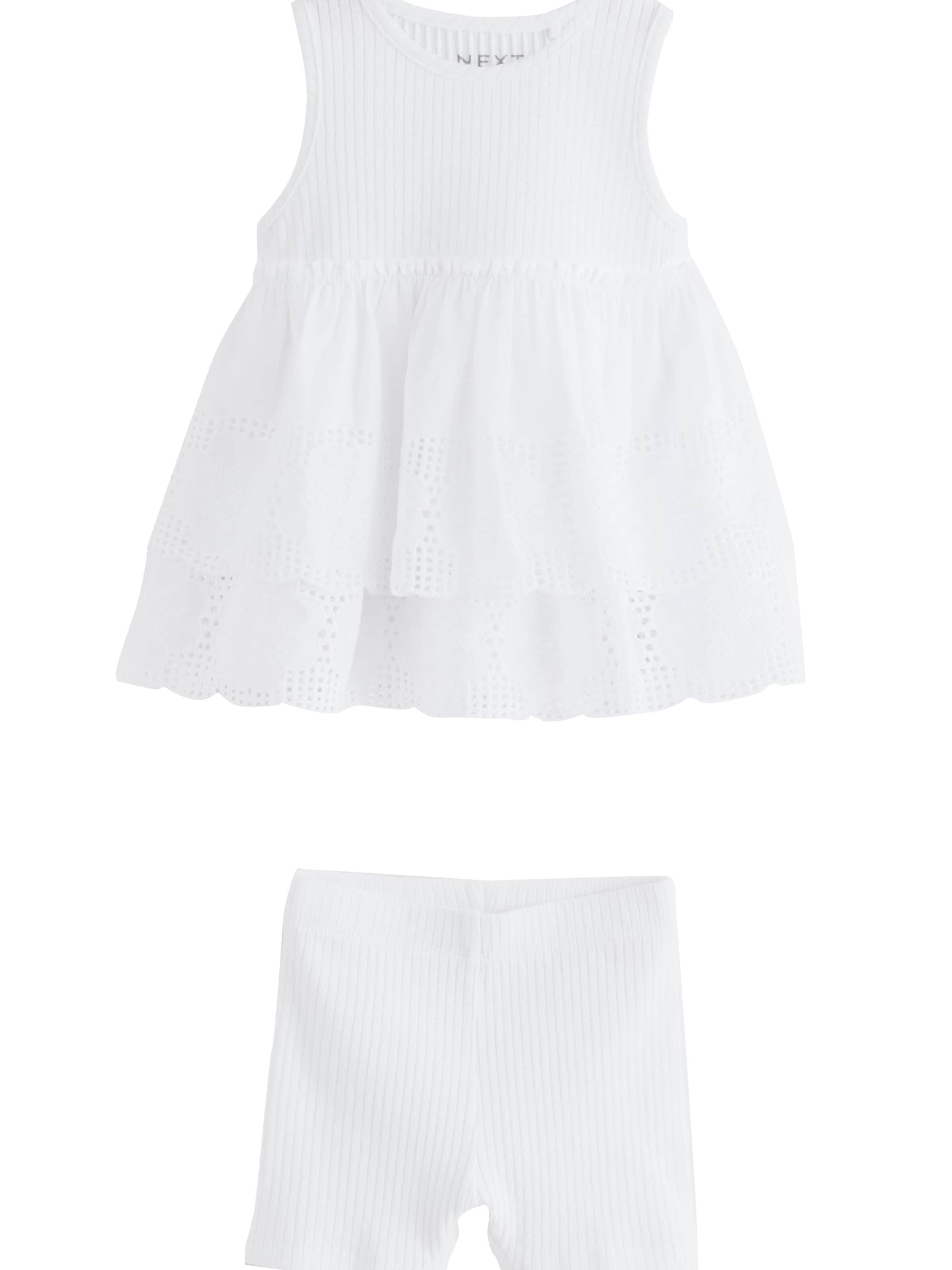 Next Komplekt, värv valge: eest vaates