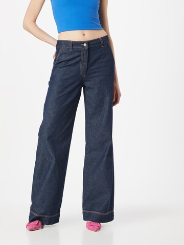 UNITED COLORS OF BENETTON Wide leg Jeans in Blauw: voorkant