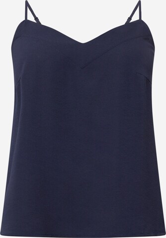 ONLY Carmakoma - Blusa 'LUXMIE' en azul: frente