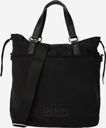 TOM TAILOR DENIM Handbag in Black: front