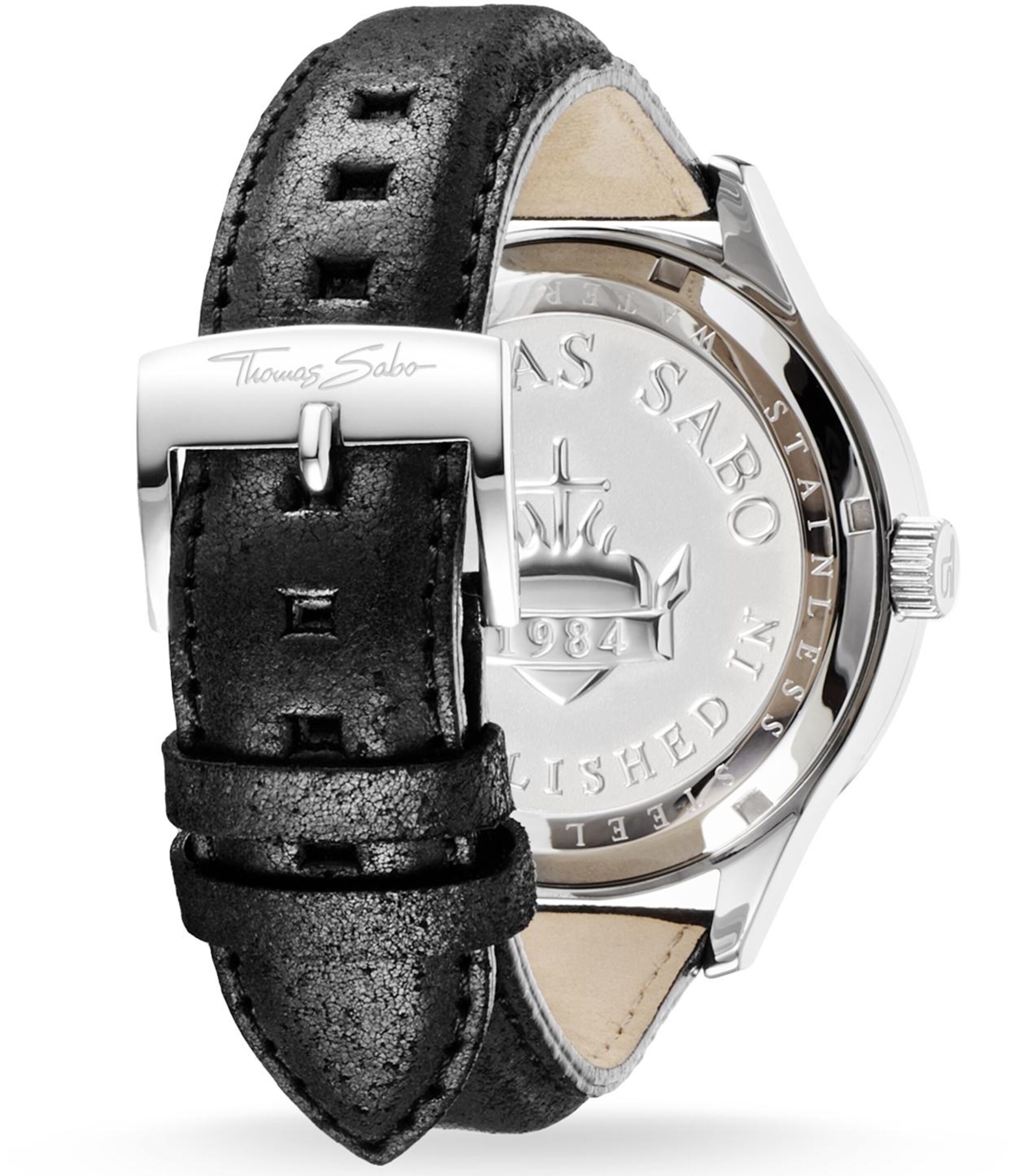 Thomas Sabo Analoguhr in Schwarz
