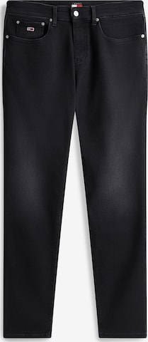 juoda Tommy Jeans Prigludęs Džinsai 'Scanton': priekis