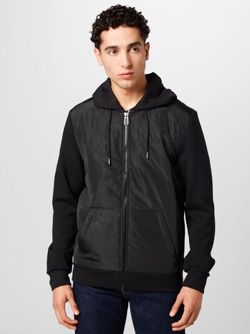 JOOP! Jeans Sweat jacket in Black: front