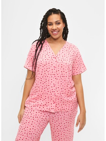 Zizzi - Camisa em rosa: frente