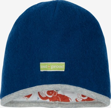 loud + proud Beanie in Blue: front