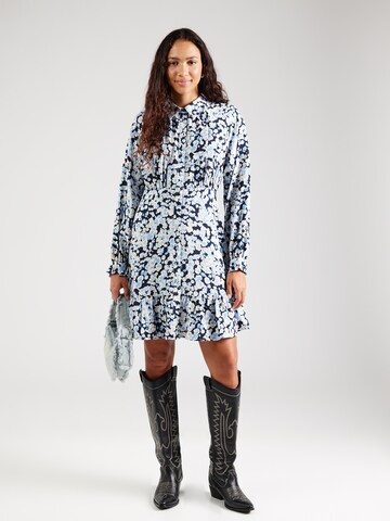 YAS - Vestido camisero 'YASIVANA' en azul: frente