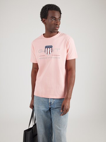 GANT T-Shirt in Pink: Vorderseite