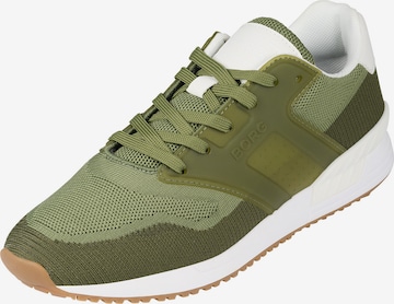 BJÖRN BORG Athletic Shoes 'R140 MLK KNT' in Green: front