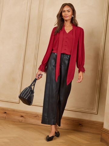 love & roses Bluse in Rot
