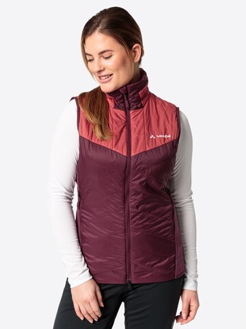 VAUDE Sportbodywarmer 'Sesvenna IV' in Rood: voorkant