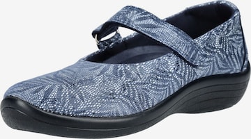 Ballerines à lanières Arcopedico en bleu : devant