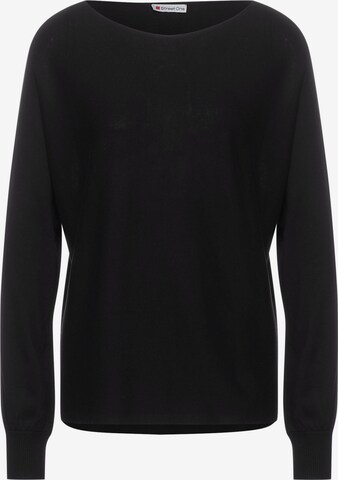 STREET ONE Sweater in Black: front