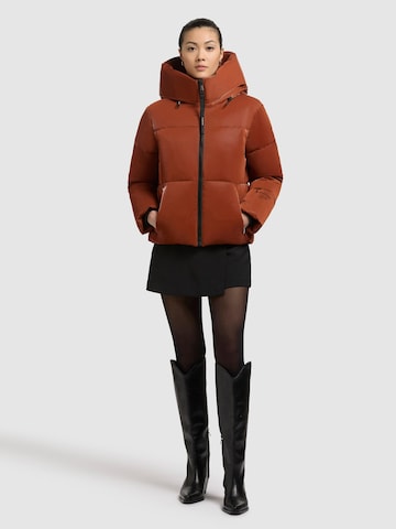 khujo Winter jacket 'Audrey' in Brown
