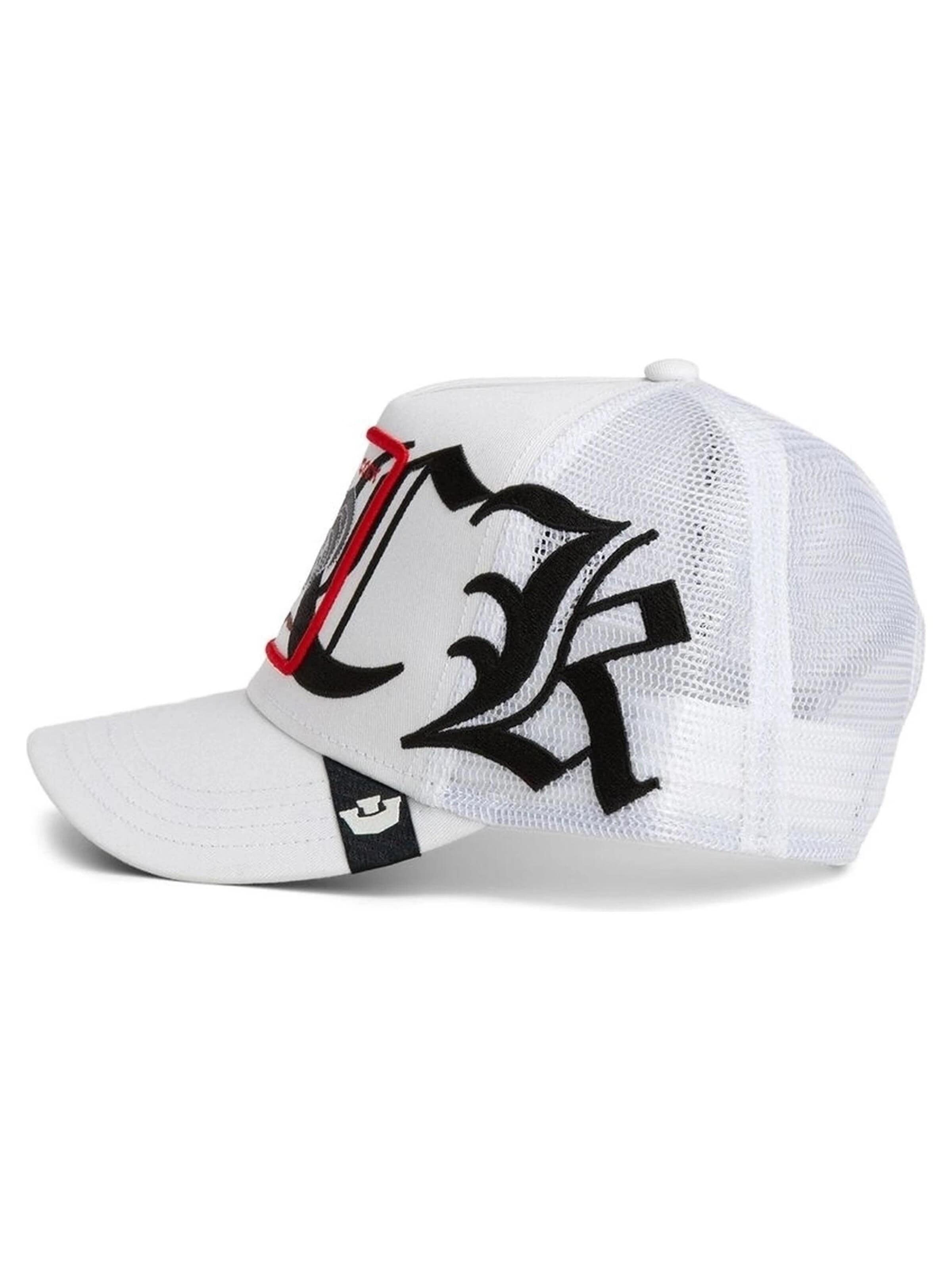 GOORIN Bros. Pet 'Gorra goorin bros blanca gallo old english cock trucker cap' in Wit