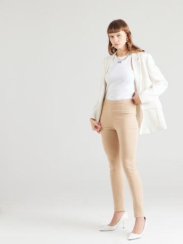 PATRIZIA PEPE Slimfit Byxa i beige