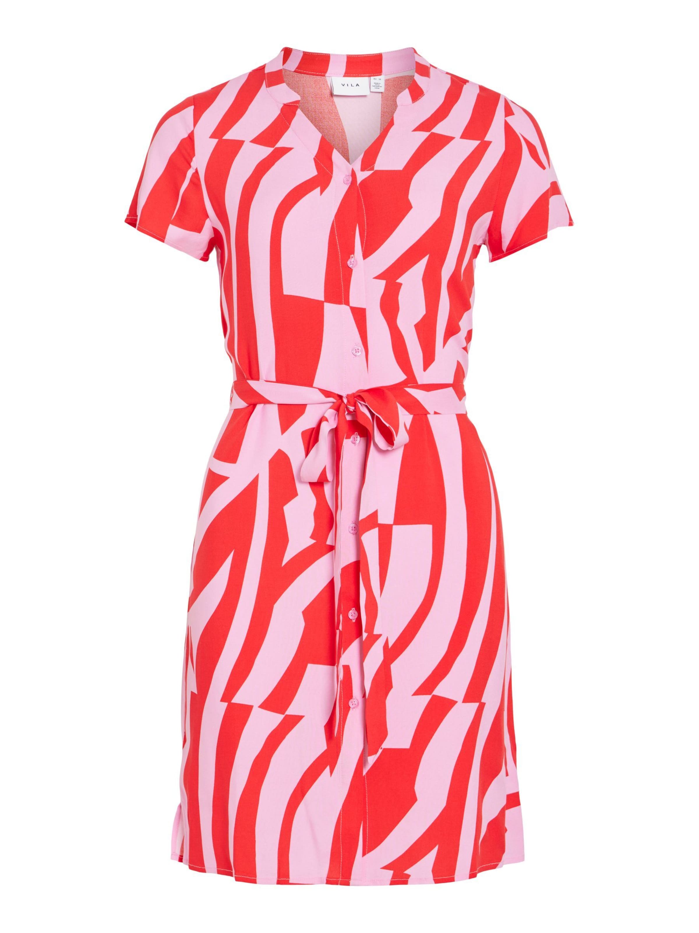 Robe-chemise 'VIIda Paya' VILA en rouge : devant