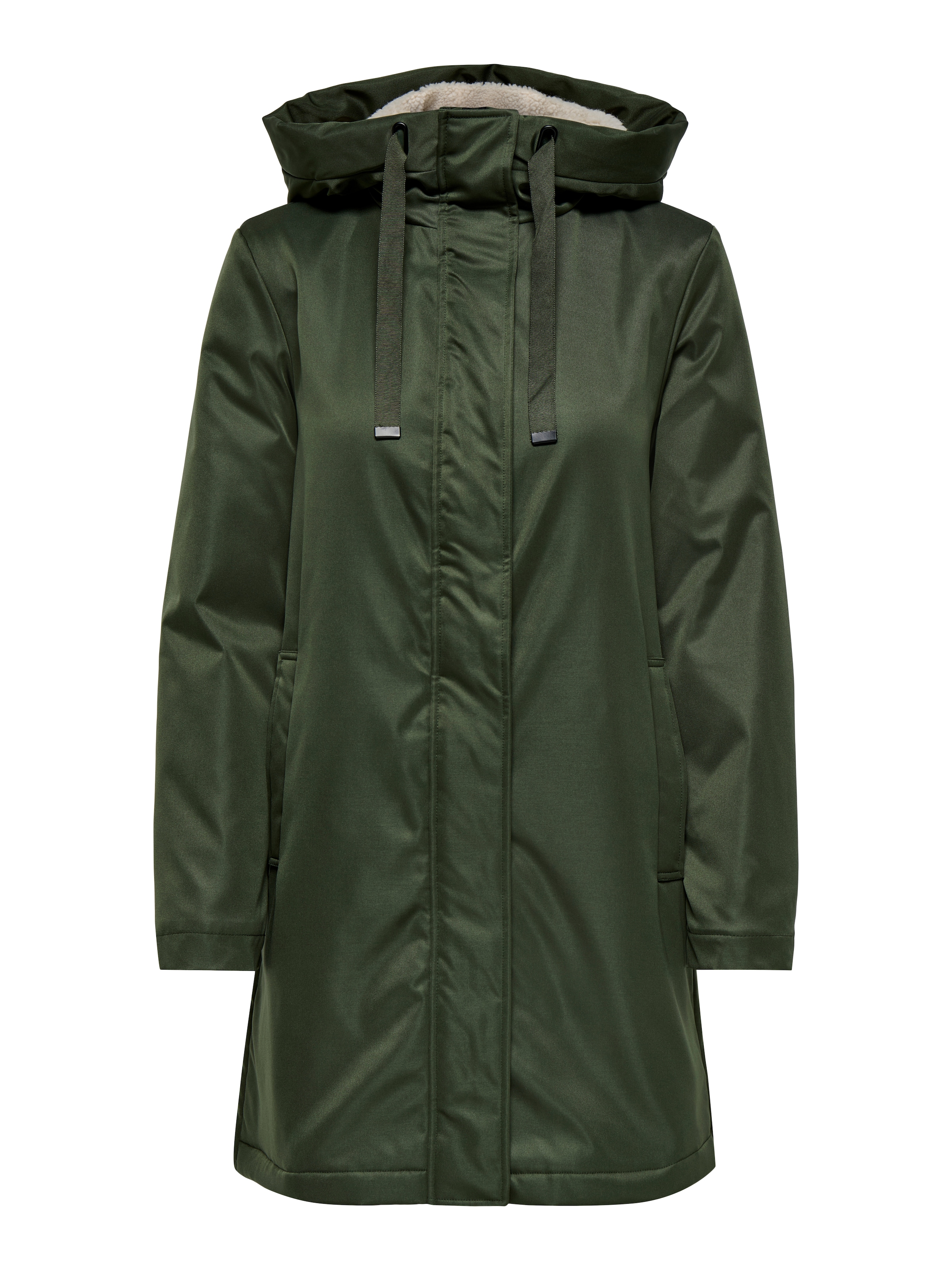 ONLY Wintermantel in Grün: Vorderseite