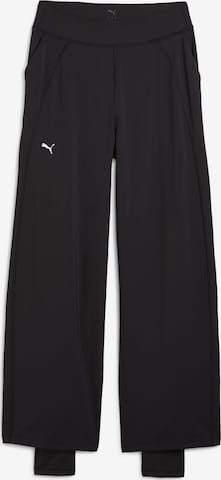 Regular Pantalon de sport PUMA en noir : devant