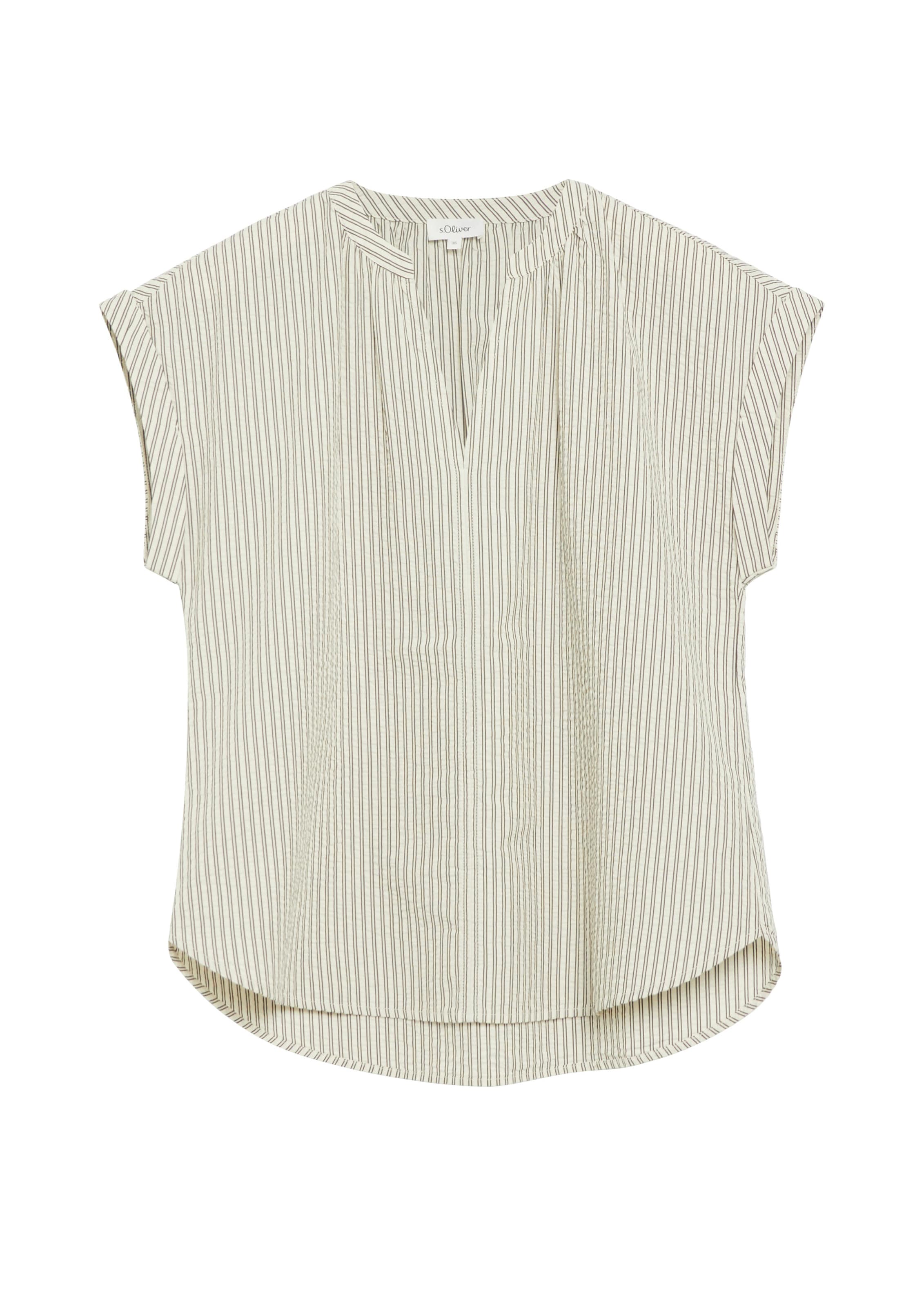 s.Oliver Blouse in Beige: voorkant