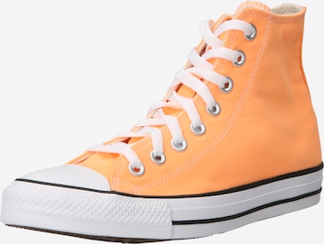 CONVERSE - Sapatilhas altas 'Chuck Taylor All Star' em laranja: frente