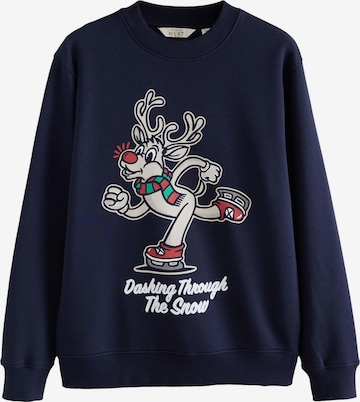 NextSweater majica - plava boja: prednji dio