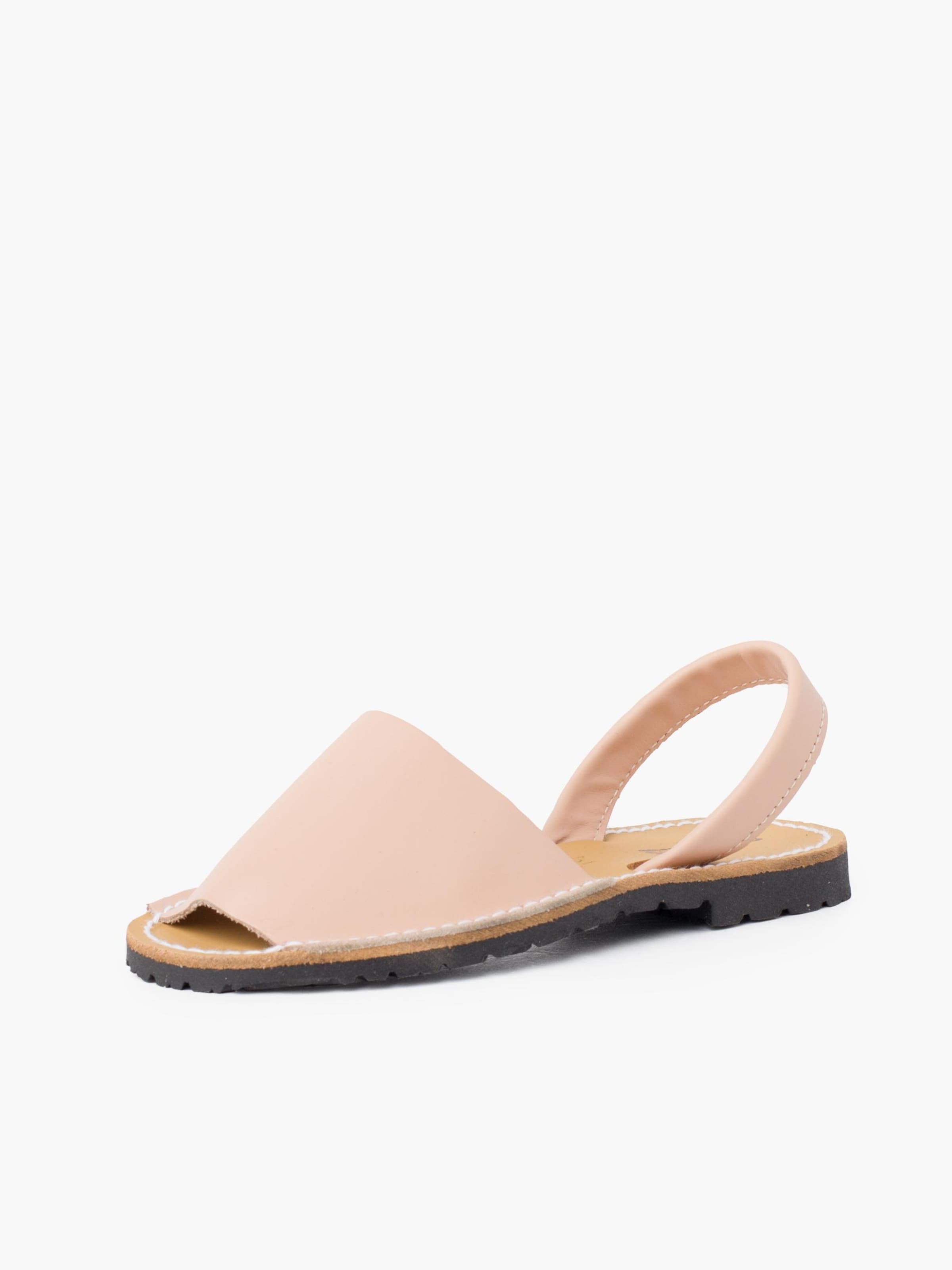 Sandalo di Pisamonas in beige: frontale