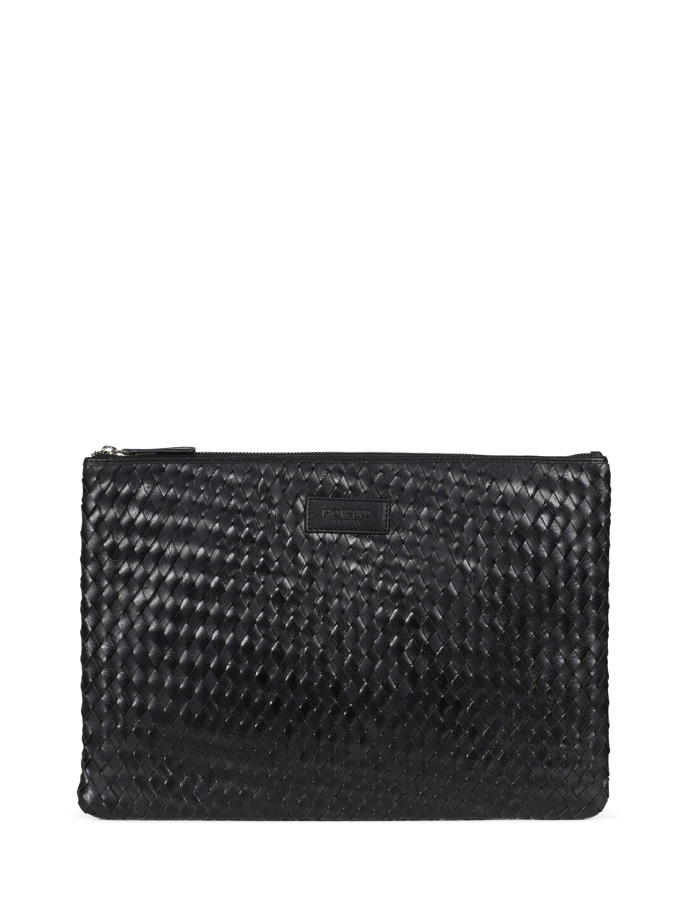 Sac d’ordinateur portable Howard London en noir : devant