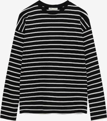 Pull&Bear Shirt in Zwart: voorkant