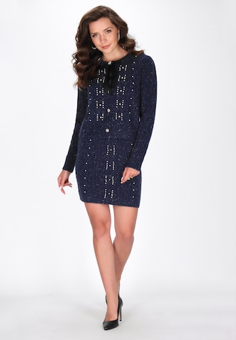 faina Knit cardigan in Blue