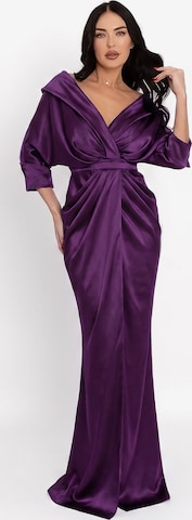 acob a porter Abendkleid in Lila: Vorderseite