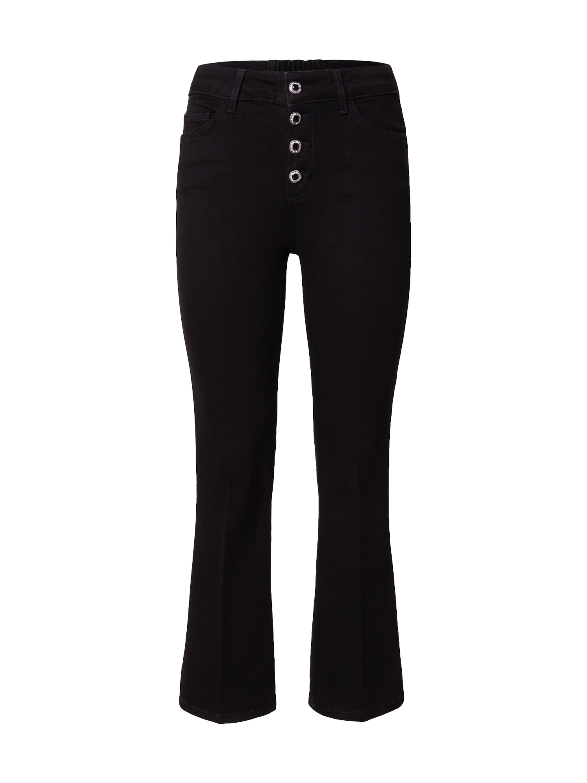Liu Jo Flared Jeans in Schwarz: Vorderseite