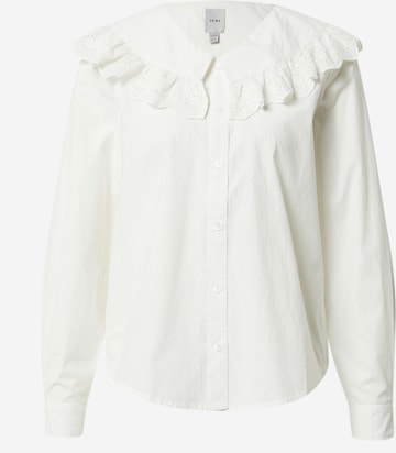 ICHI Bluse i hvit: forside