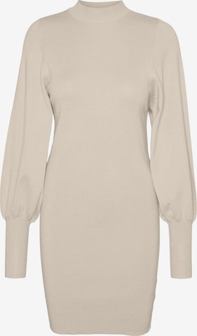 VERO MODA Knitted dress 'Holly Karis' in Beige: front