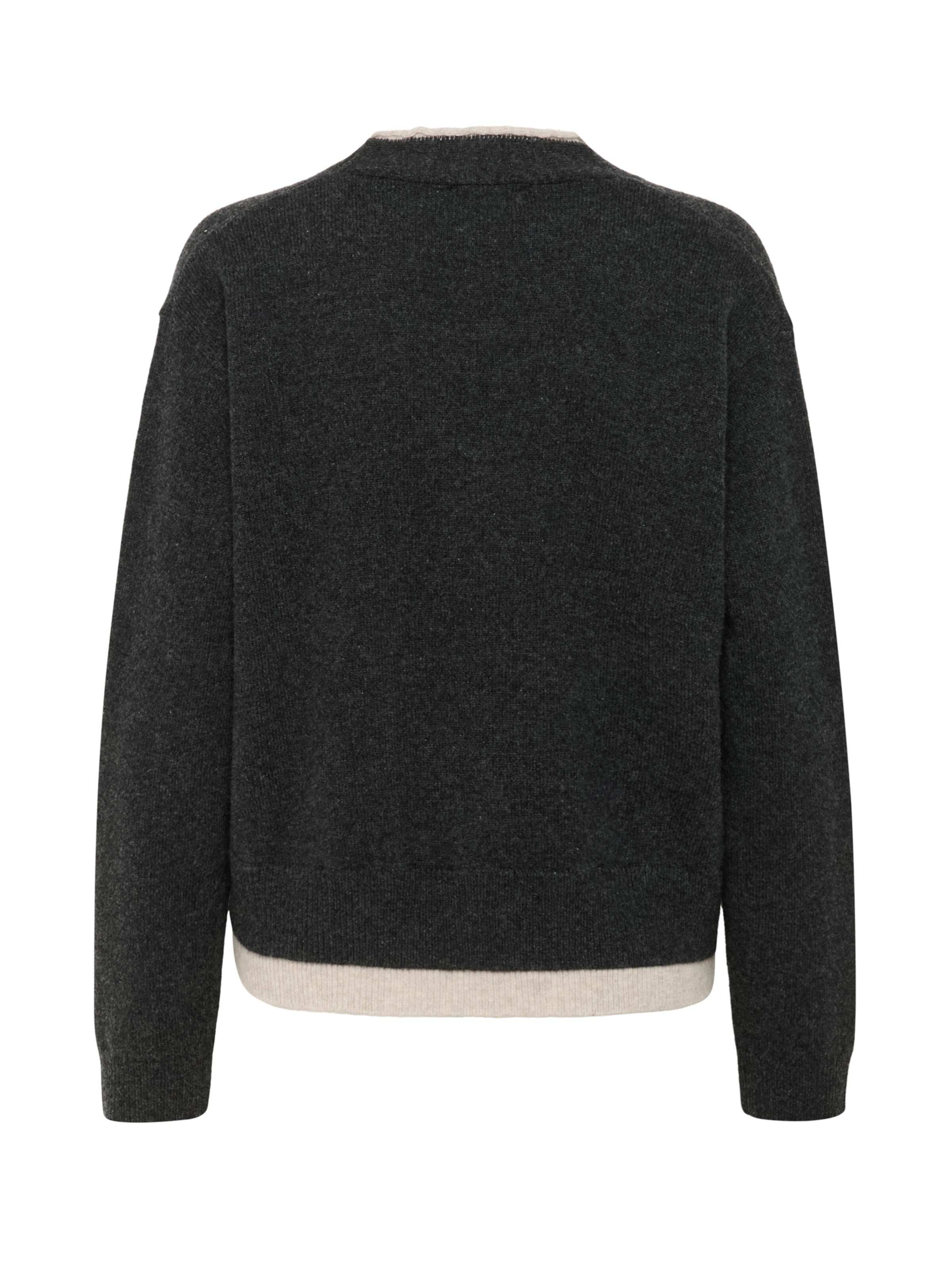 My Essential Wardrobe Вязаная кофта 'MWTracy' в Серый