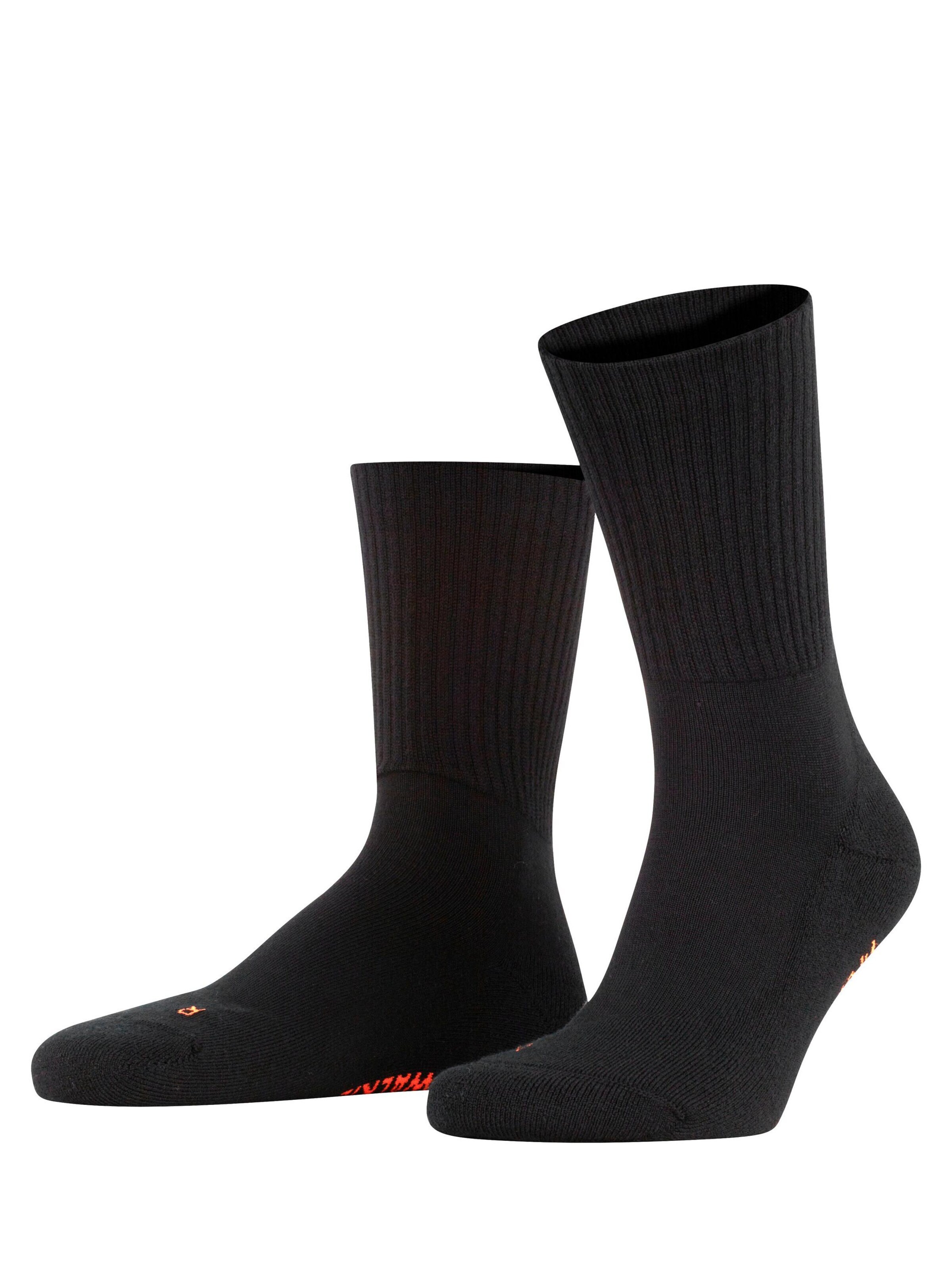 FALKE Socken 'Walkie Light'‌‌ in Schwarz: Vorderseite